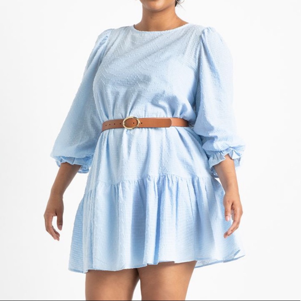 Eloquii NWT Textured Cotton Day Dress Size 18/20